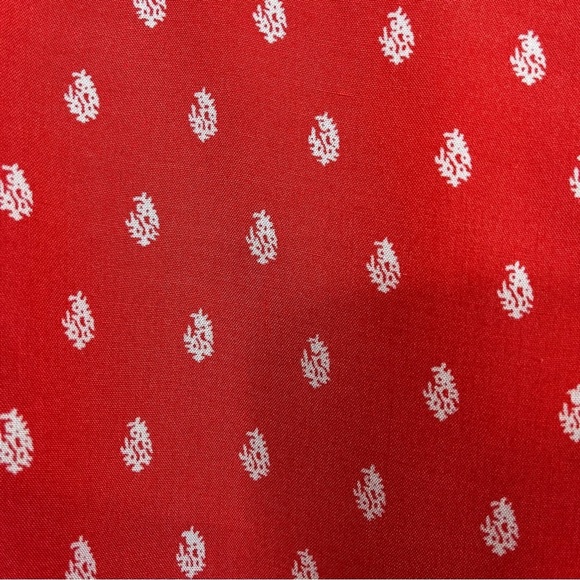 Gap Coral Geometric Print Rayon Short Sleeve Dress - Picture 6 of 9